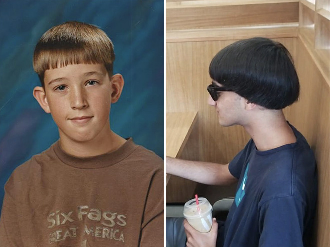 Bowl cut haircut is a horrible thing to do to your hair.