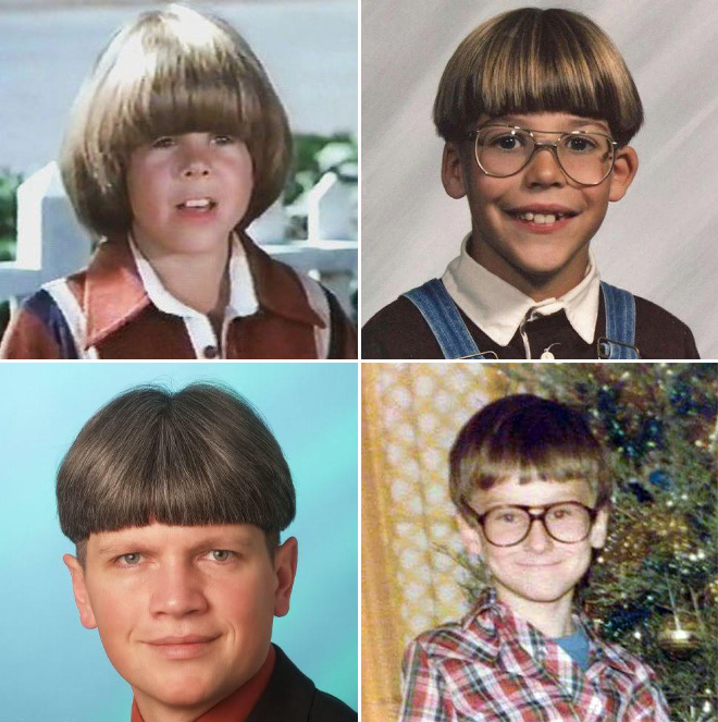 Bowl cut haircut is a horrible thing to do to your hair.