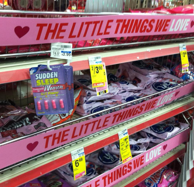 Really bad Valentine's Day design fail.