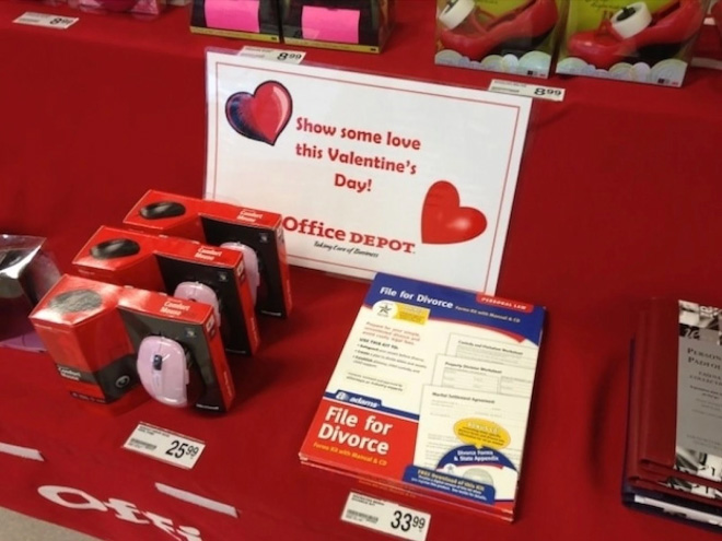 Really bad Valentine's Day design fail.