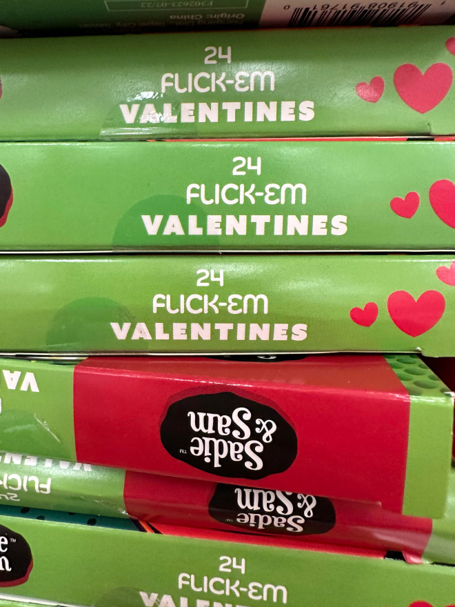 Really bad Valentine's Day design fail.