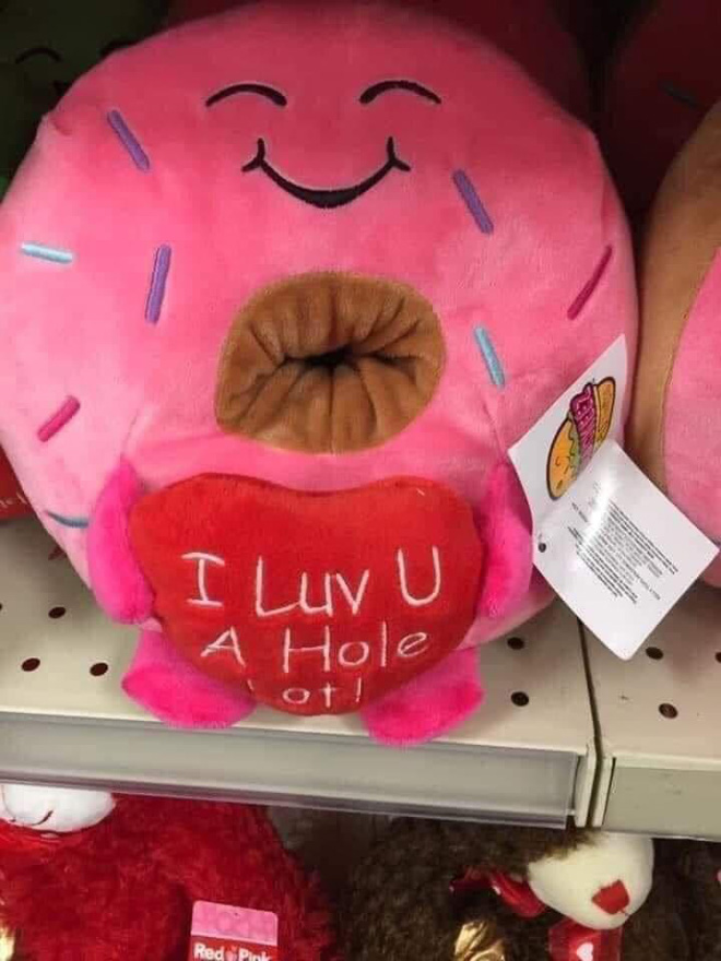 Really bad Valentine's Day design fail.