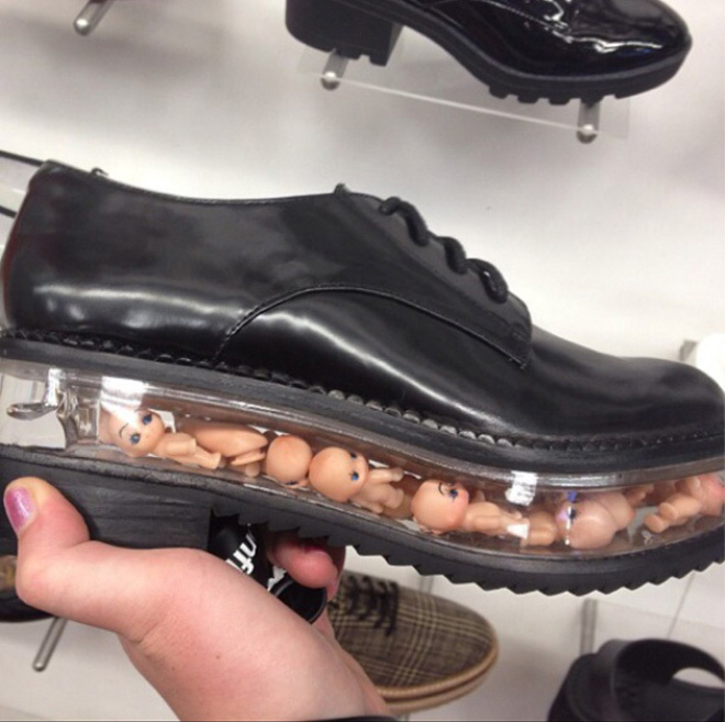 Weirdest shoes ever.