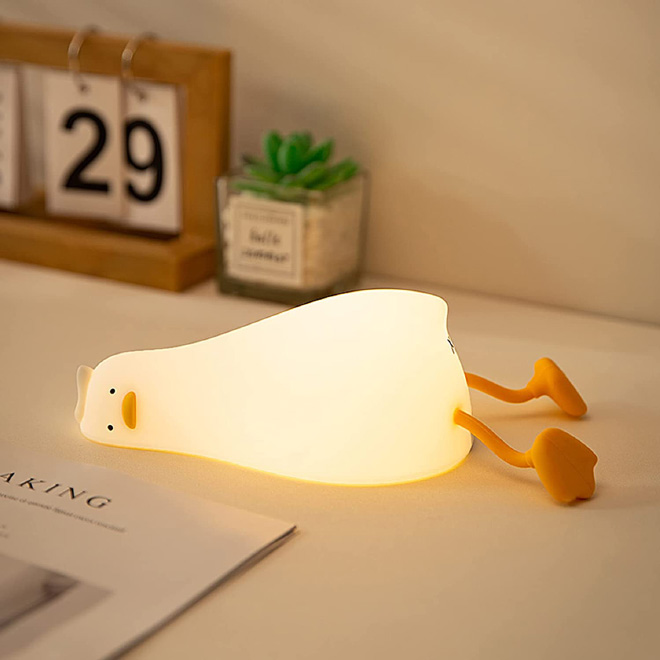 Existential crisis duck night lamp.