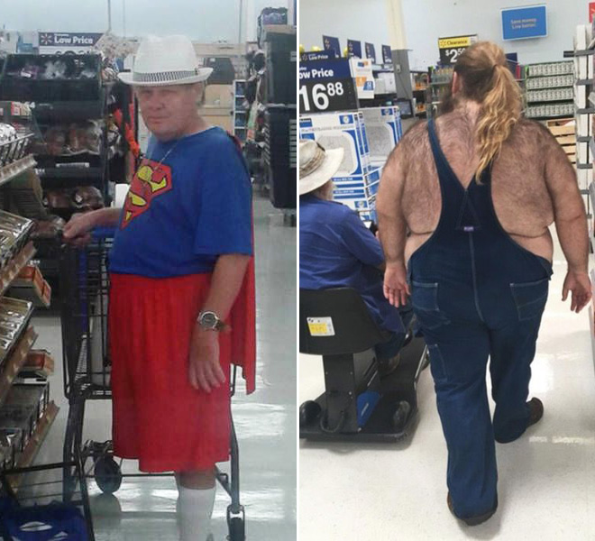 People of Walmart (Walmartians) are special kind of crazy.