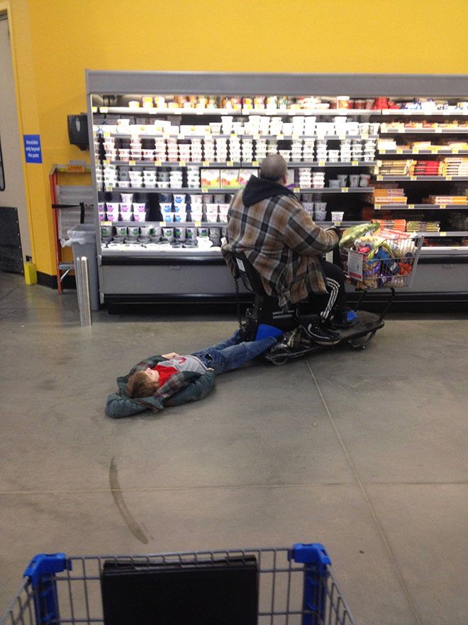 People of Walmart (Walmartians) are special kind of crazy.