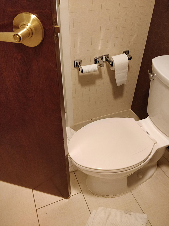 Toilet design fail.