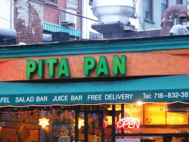 Funny restaurant name idea.