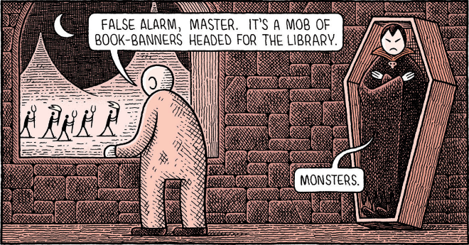 Funny cartoon by Tom Gauld.