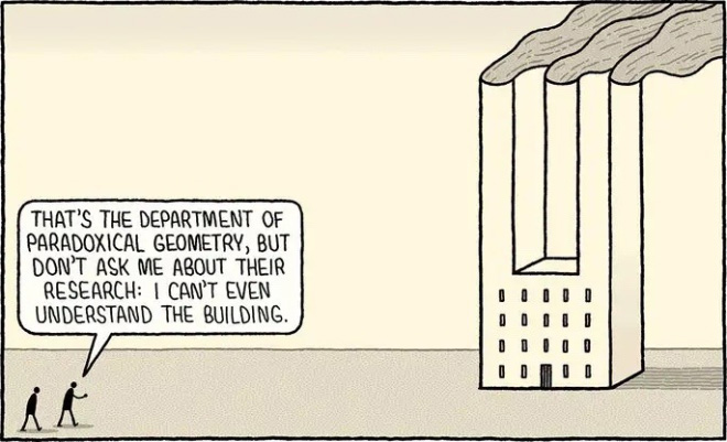 Funny cartoon by Tom Gauld.