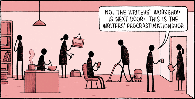 Funny cartoon by Tom Gauld.