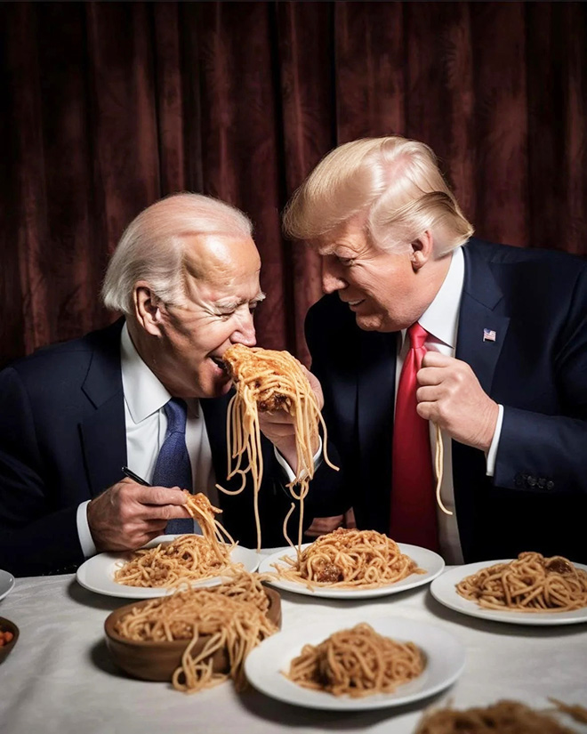 Biden and Trump - the best friends ever.