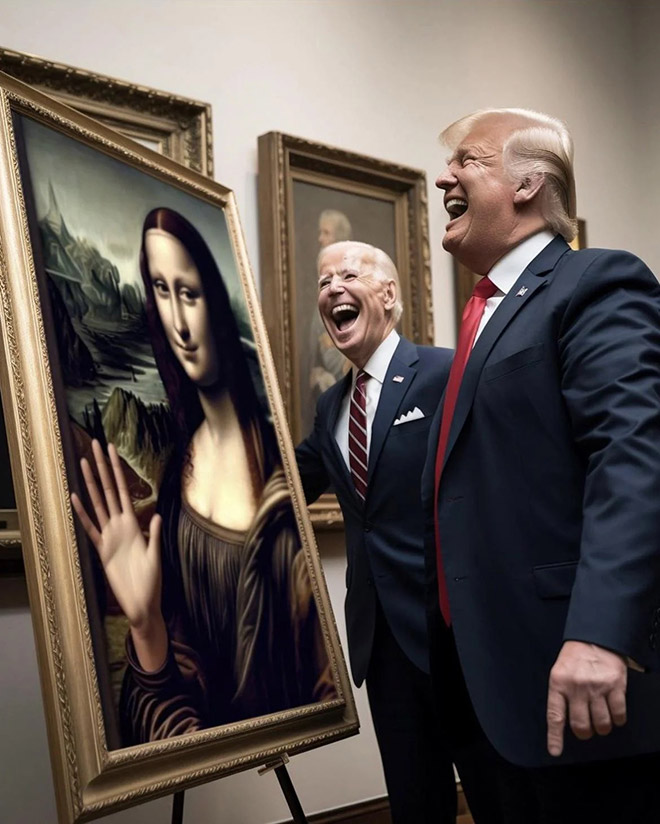 Biden and Trump - the best friends ever.