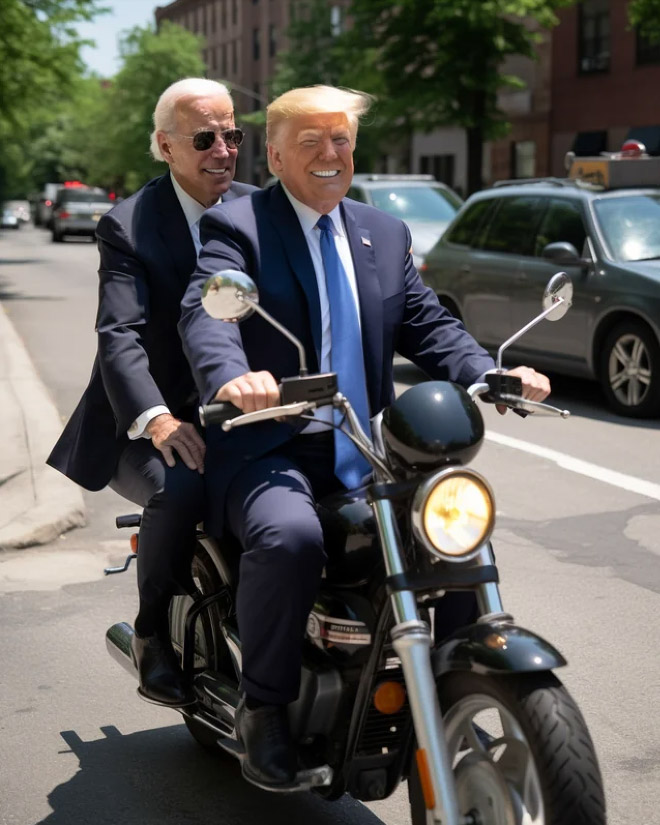 Biden and Trump - the best friends ever.