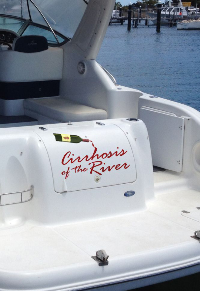 Funny boat name.