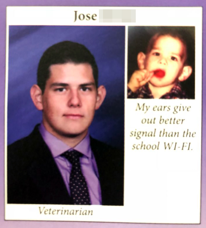 Funny yearbook quote.