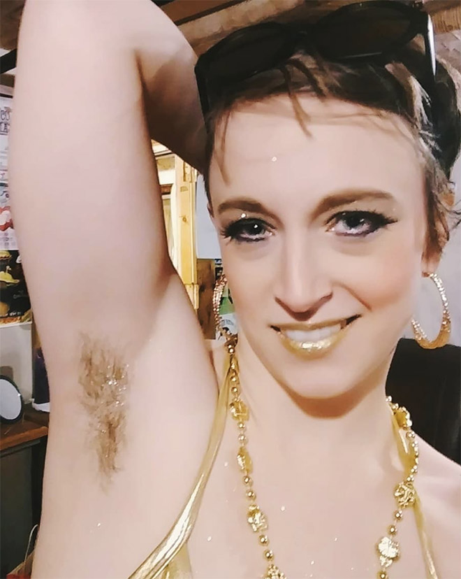 Glitter armpits. Why not?
