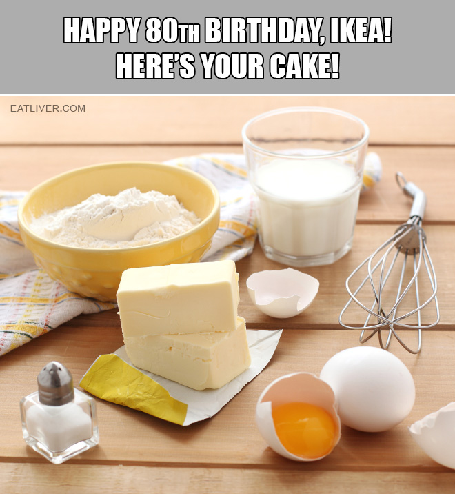 If they can sell you furniture that you have to put together yourself, they surely would enjoy this cake. It perfectly captures the spirit of IKEA!