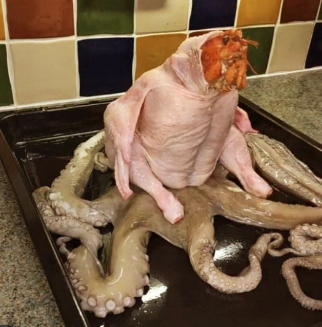 Happy Thanksgiving and enjoy some Cthulhu turkey!