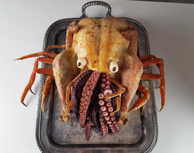 Happy Thanksgiving and enjoy some Cthulhu turkey!