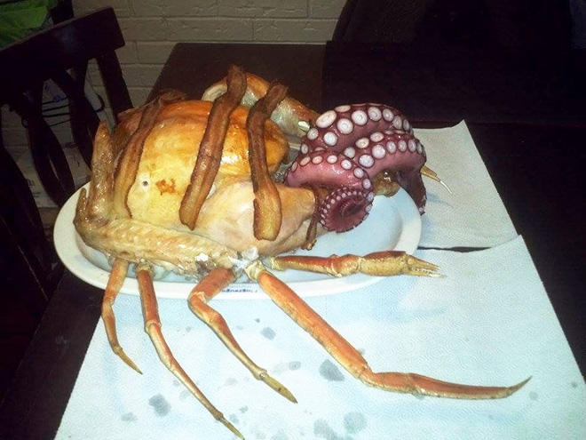 Happy Thanksgiving and enjoy some Cthulhu turkey!