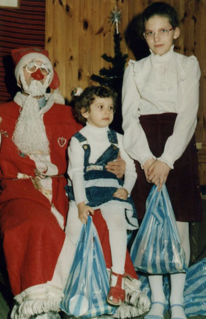 Creepy Santa is creepy.