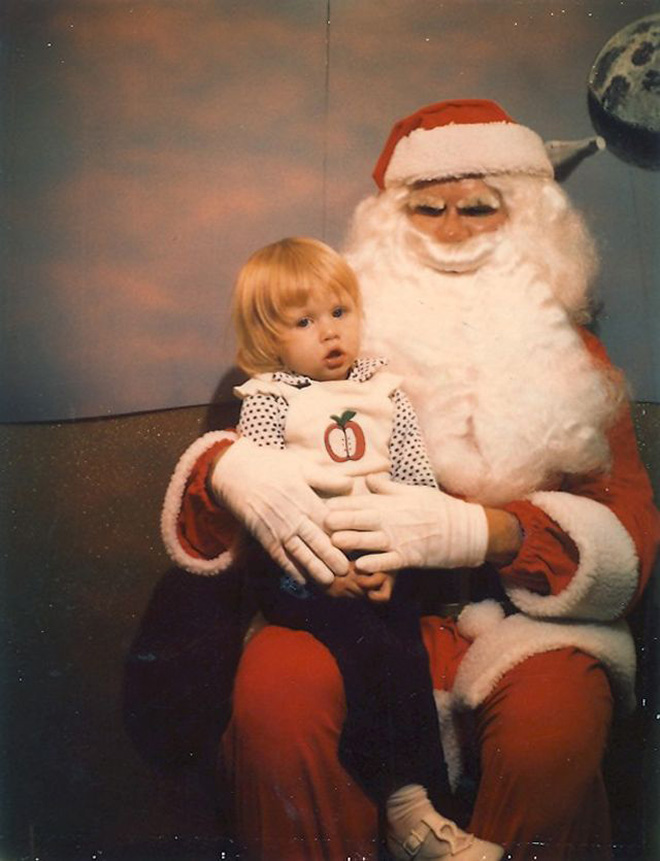 Creepy Santa is creepy.