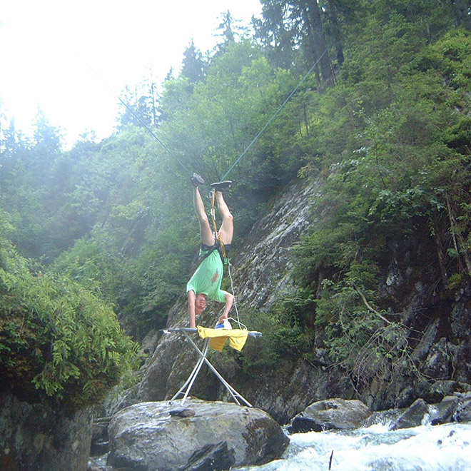 Extreme ironing.