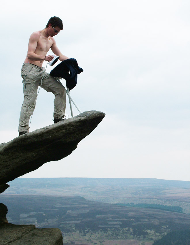 Extreme ironing.