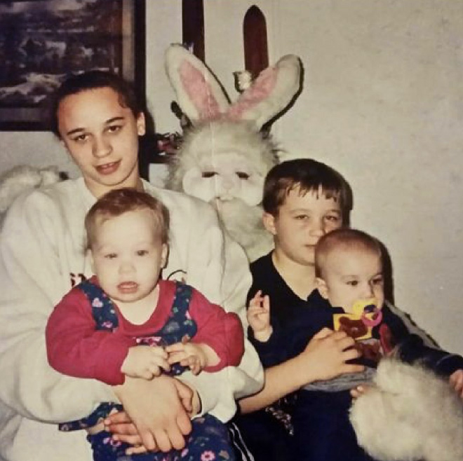 Creepy Easter bunny from hell.