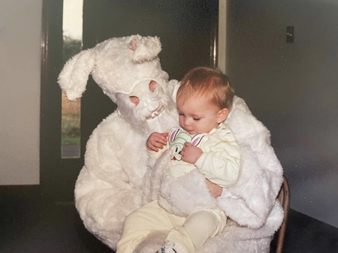 Creepy Easter bunny from hell.