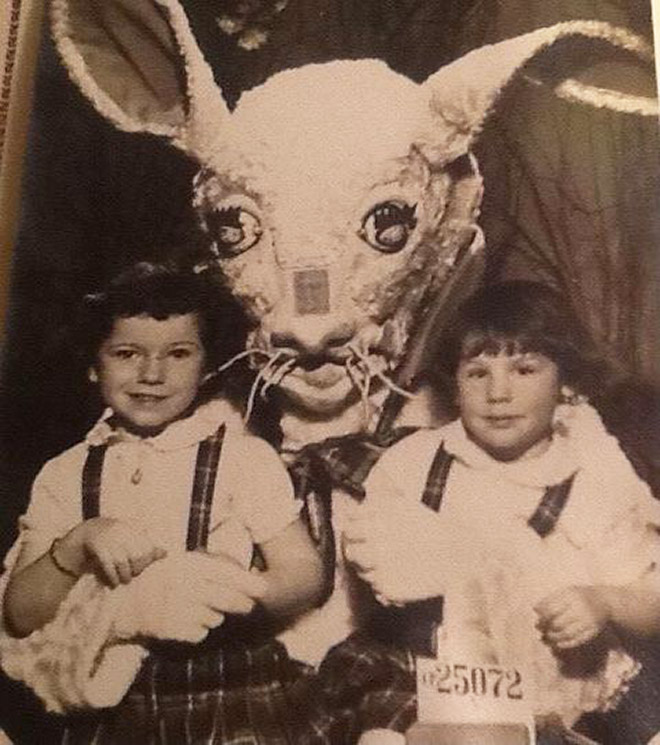 Creepy Easter bunny from hell.