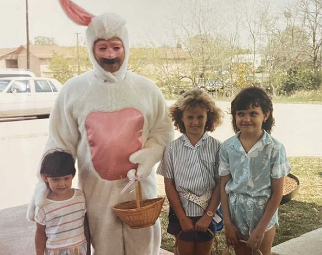 Creepy Easter bunny from hell.