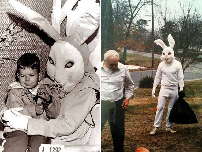 Creepy Easter bunnies from hell.