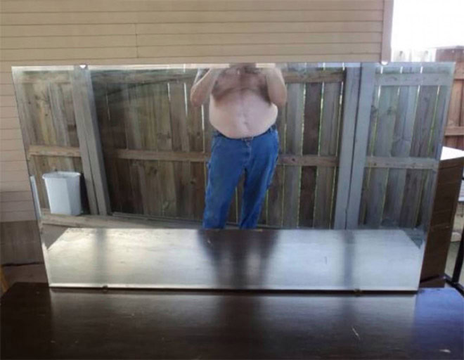 People selling mirrors online are hilarious.