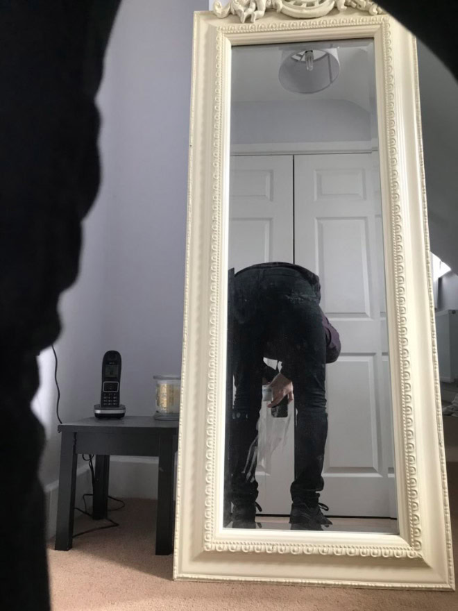 People selling mirrors online are hilarious.