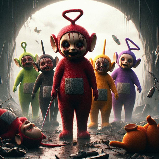 Teletubbies from hell.